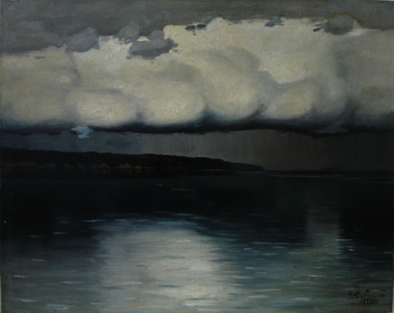 М.Дубовський. Притихло. 1890